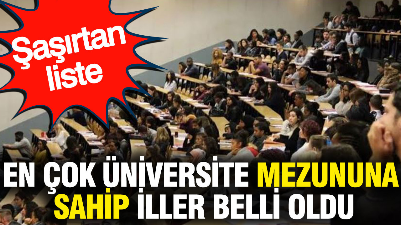 Türkiye’de En Fazla Üniversite Mezununa Sahip Şehirler Açıklandı: Beklenmedik Sıralama